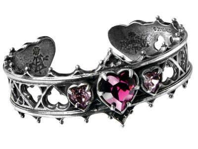 Gothic Silver Spinal Column Chain Bracelet