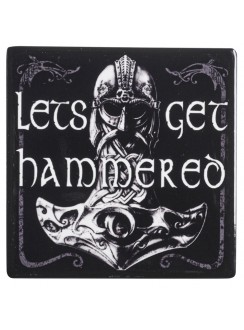 Lets Get Hammered Ceramic Coaster