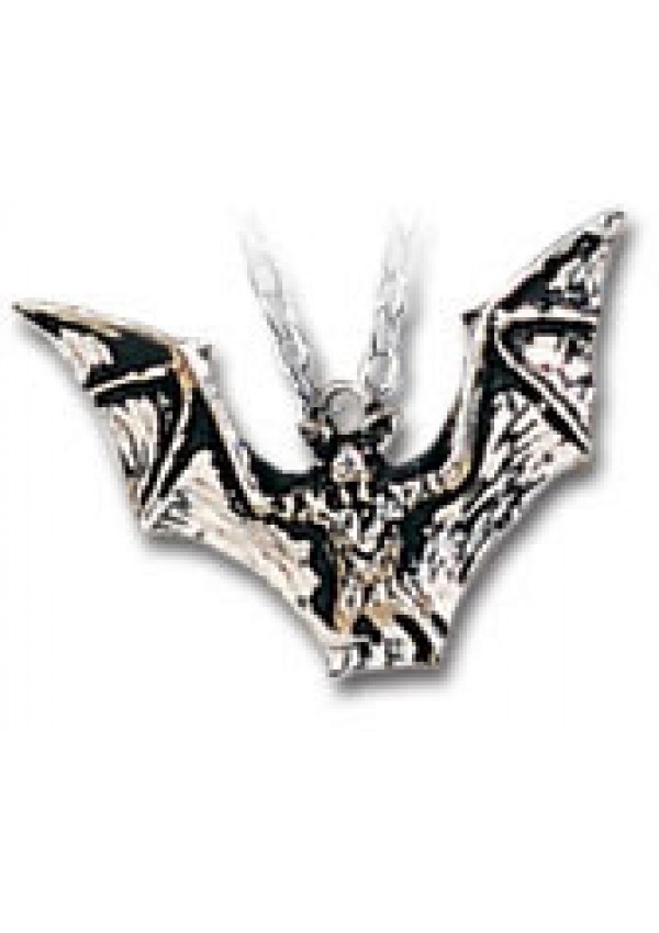 Vampyr Bat Pewter Necklace