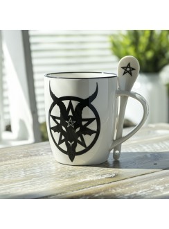 Baphomet Mug and Spoon Set