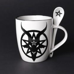 Baphomet Mug and Spoon Set