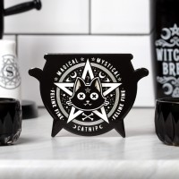 Witches Brew Ceramic Coaster Gothic Home Decor Witchy Home