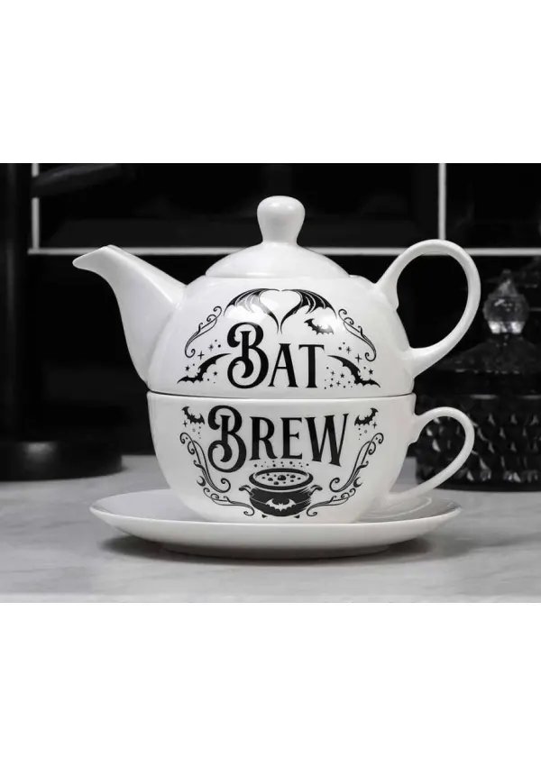 Bat Brew Gothic Tea Pot and Cup Set