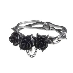 Wild Black Rose Gothic Bracelet