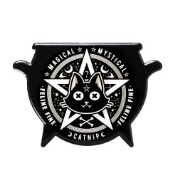 Magical Catnip Ceramic Cauldron Coaster