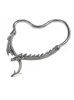 Dragons Lure Pewter Necklace