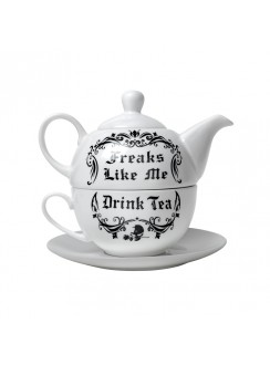 Freaks Like Me Tea Pot and Cup Set