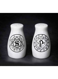 Sacred Geometry Salt & Pepper Shaker Set