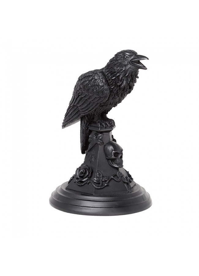 Poe's Raven Candle Stick - Gothic Home Decor