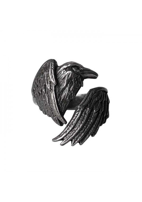 Made of the Night Raven Pewter Ring