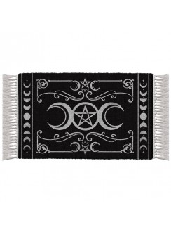 Triple Moon Cotton Pagan Rug