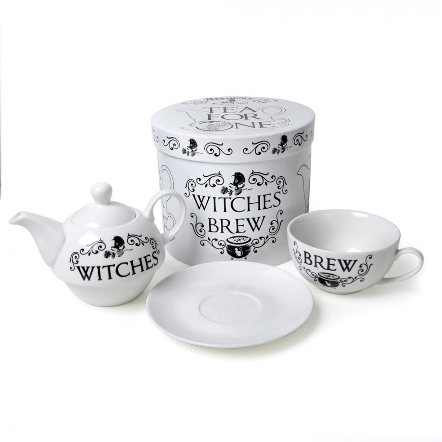 Purrfect Brew Tea-For-One Tea Pot Set, Black Cat