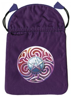 Magic Star Satin Tarot Bag