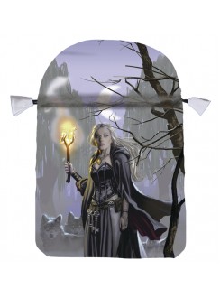 Witches Moon Satin Tarot Bag