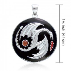 Yin Yang Dragon Pendant