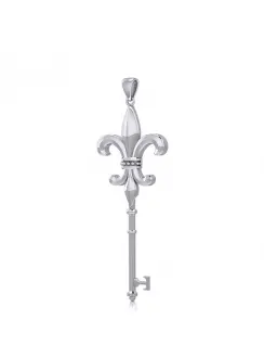 Fleur de lis Spiritual Enchantment Key Pendant