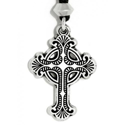 Baroque Celtic Cross Necklace - Renaissance Jewelry, Gothic Jewelry