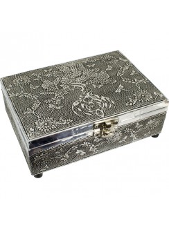 Tree of Life Embossed Metal Box