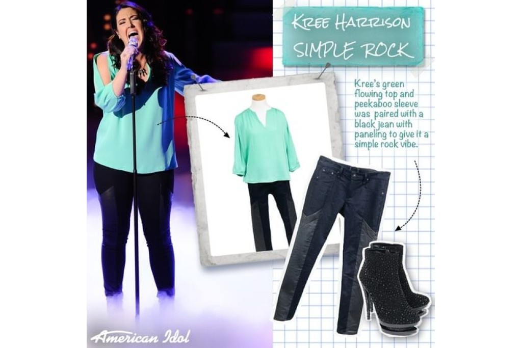 Gothicplus Shines on American Idol: Kree Harrison Rocks Pleaser USA's Fascinate 1011 Ankle Boots