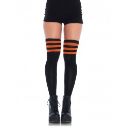 Rib Knit Thigh High Socks