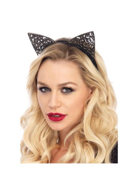 Filigree Glitter Kitty Cat Ears | Cosplay, Halloween Costume Ears