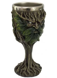 Greenman, Lord of the Forest Wiccan Altar Chalice