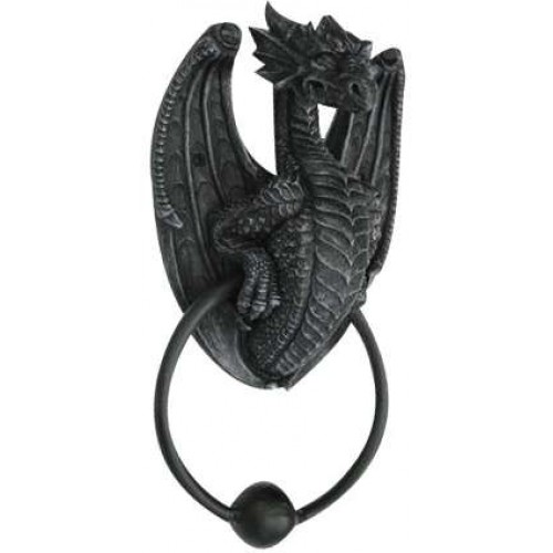 Dragon Door Knocker - Fantasy Door Decor, Home Decor, Dragons