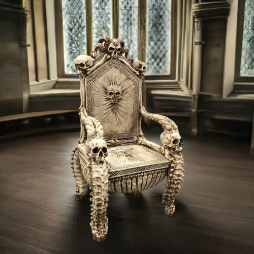 Skull Throne Gothic Chair Gothic Home Decor Gothic Furniture