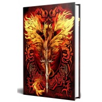 Dragon Flame Blade Embossed Journal