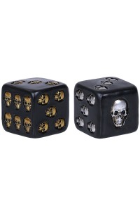 Skull Dice Set of 2 6 Sided Die