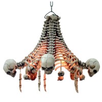 Skull and Bones Chandelier