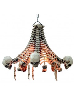 Skull and Bones Chandelier