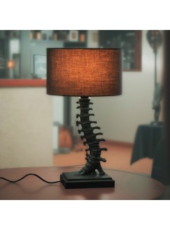 Vertebrae Short Spinal Column Gothic Table Lamp