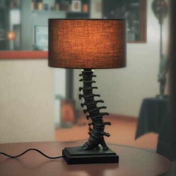 Vertebrae Short Spinal Column Gothic Table Lamp