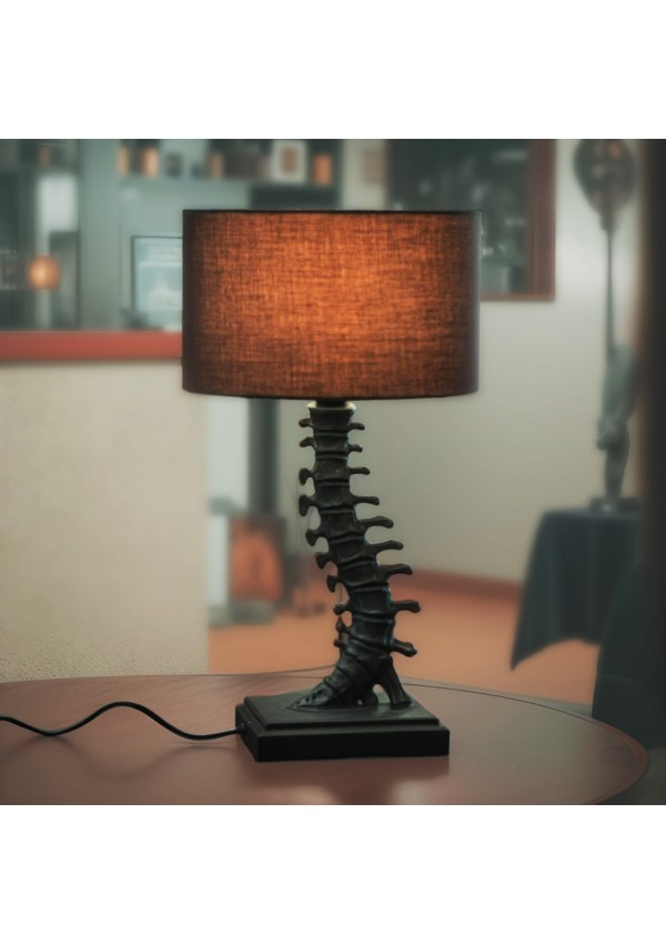 Vertebrae Short Spinal Column Gothic Table Lamp