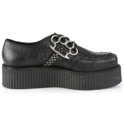 Knuckle Buster Faux Leather Mens Creeper Loafer