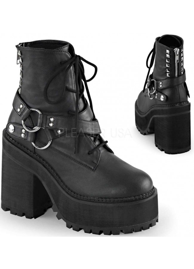 2 inch combat boots