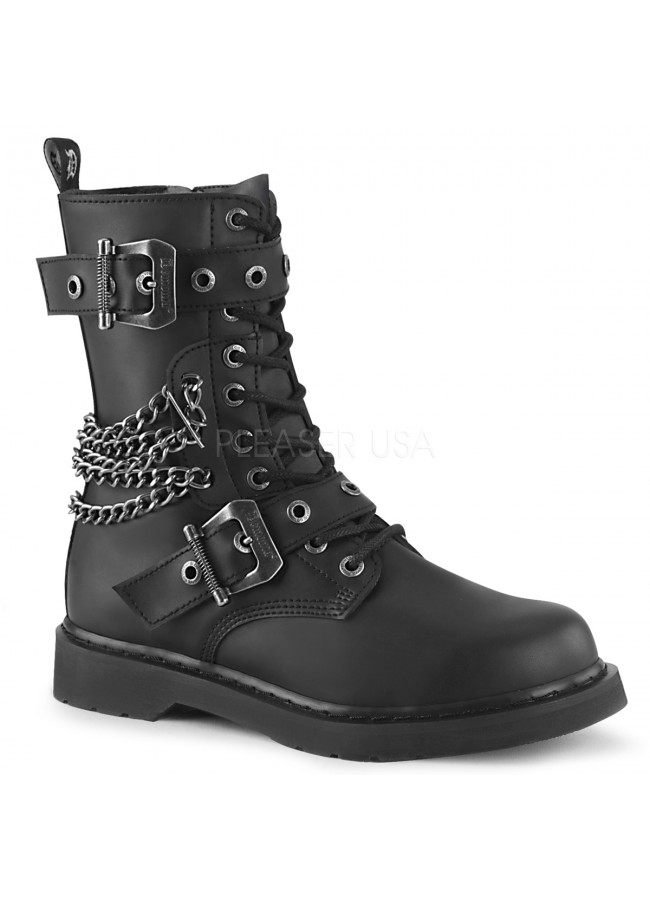 black combat boots for boys