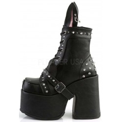 Kitty and Bunny Ear Chunky Heel Platform Boots