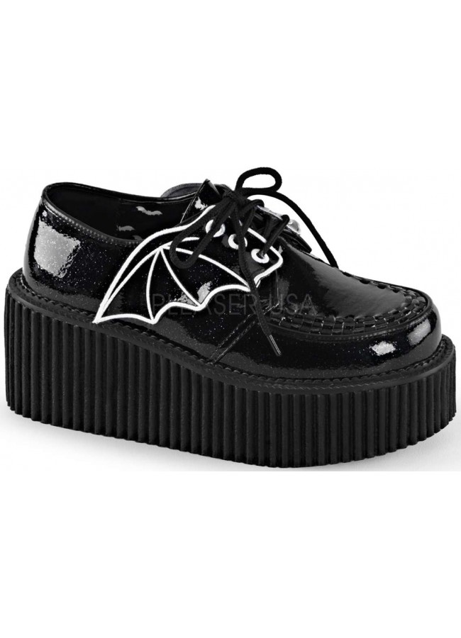 Bat Wing Womens Creeper Shoes - Demonia 