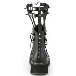 Emily Heart Cage Calf High Womens Boots