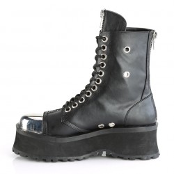 Gravedigger Mens Platform Ankle Boots