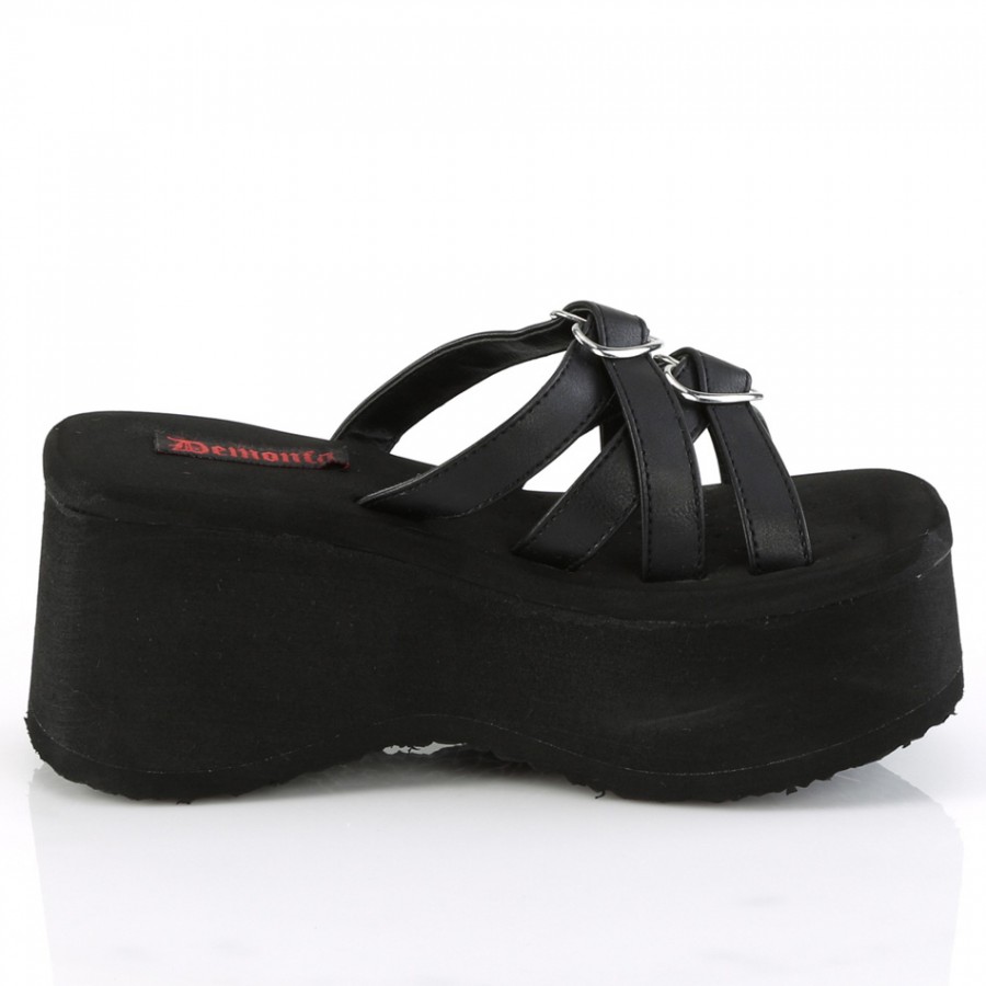 Black Spiked Rubber Platform Sandals  Platform clogs, Black platform  shoes, Platform high heel shoes