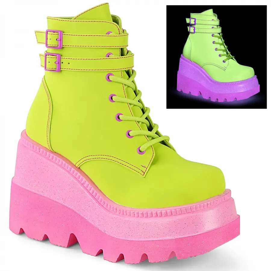 Neon best sale ankle boots