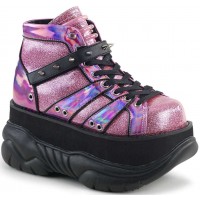 Neptune Pink Holographic Mens Shoes