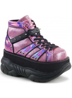 Neptune Pink Holographic Mens Shoes