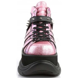 Neptune Pink Holographic Mens Shoes