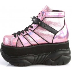 Neptune Pink Holographic Mens Shoes