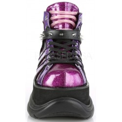 Neptune Purple Holographic Mens Shoes