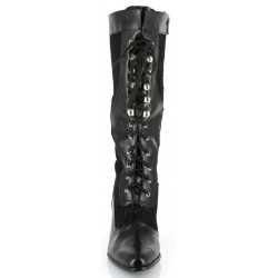 Rebecca Victorian Black Lace Boot